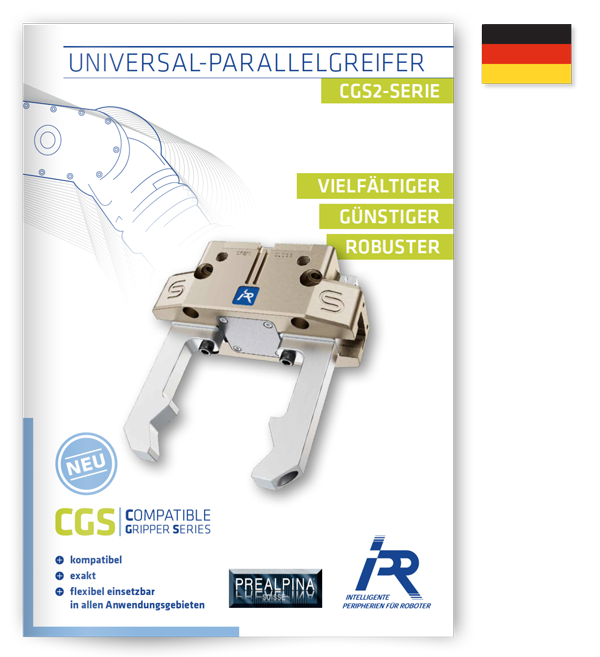 Flyer: IPR - Universal-Parallelgreifer CGS2-Serie (Deutsch)