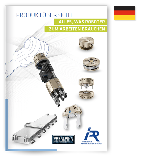 Flyer: IPR - Produktübersicht: alles, was Roboter zum Arbeiten brauchen (Deutsch)