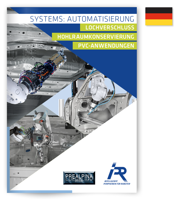 Flyer: IPR - Systems: Automatisierung - Lochverschluss, Hohlraumkonservierung, PVC-Anwendungen (Deutsch)