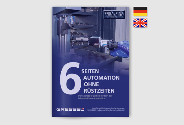 Gressel - 6 Seiten Automation ohne Rüstzeiten (Katalog 2026, DE, EN - Schweiz)